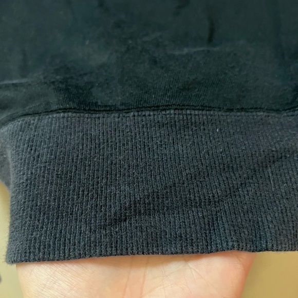 ⚫️ BOGO Converse womens zip up sweater with green accent stripes size XS - Picture 7 of 9